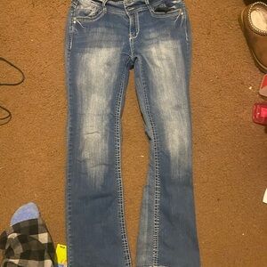 Wallflower Women's Blue Boot Cut Jeans